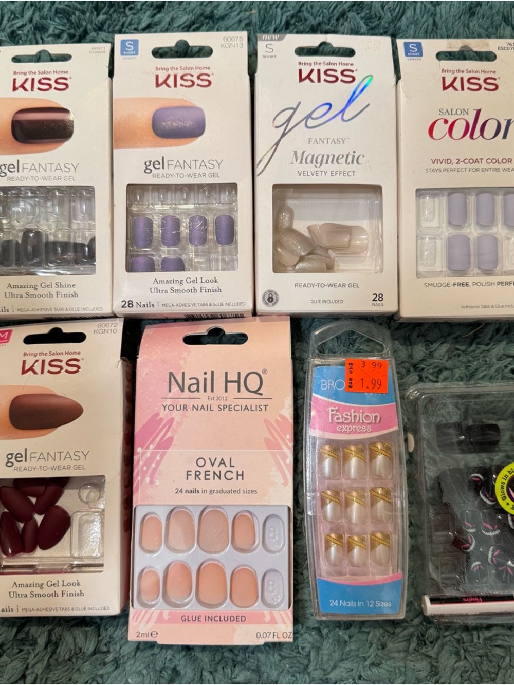 False Nails - Assorted Colors